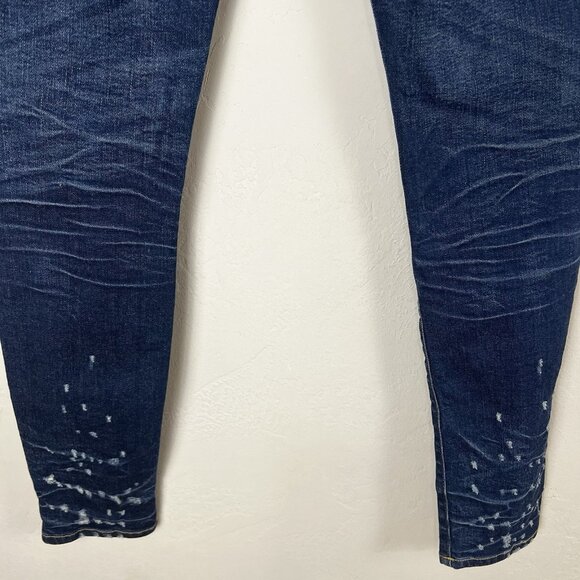 R13 Jeans Alison Skinny Camden Barbed Wire Rips Distressed Made In Italy Size 27 - Picture 6 of 13